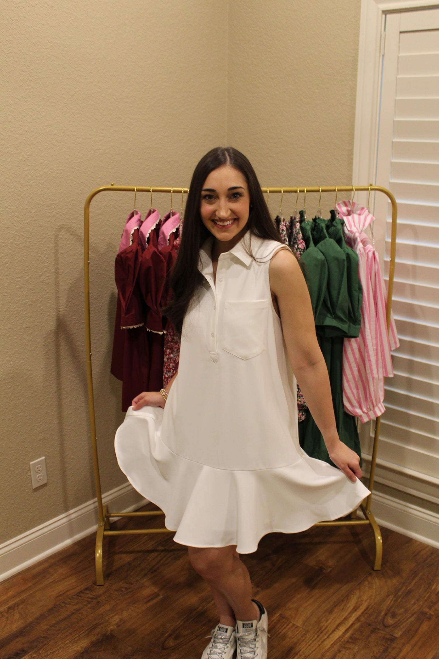 James Drop Waist Dress