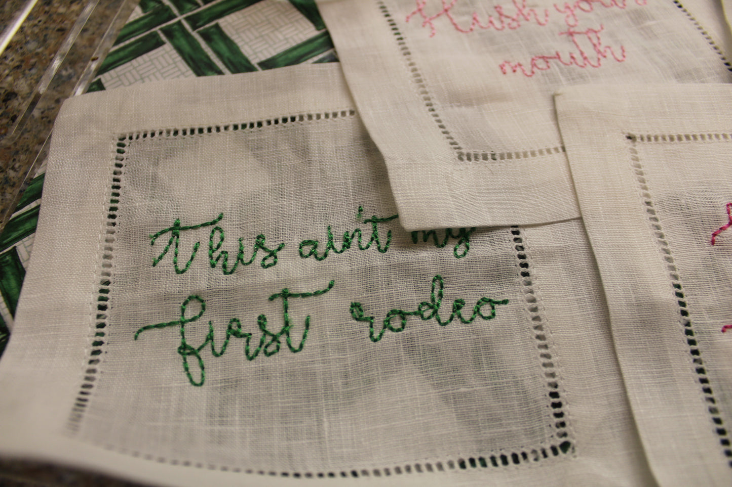 Southern Saying Cocktail Napkins – Set of 4