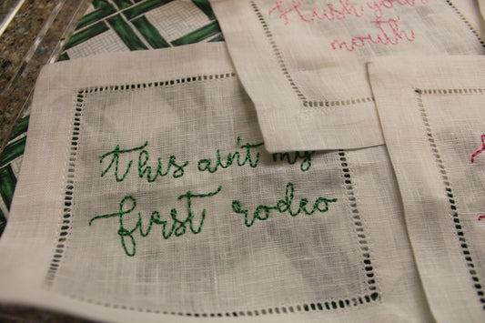 Southern Saying Cocktail Napkins – Set of 4