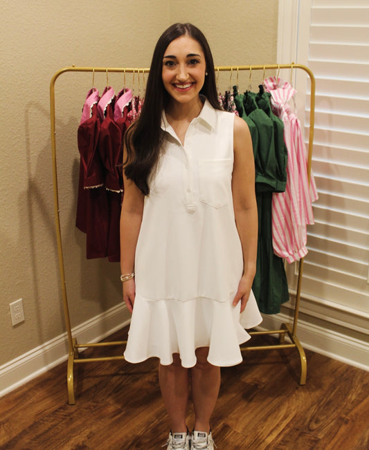 James Drop Waist Dress